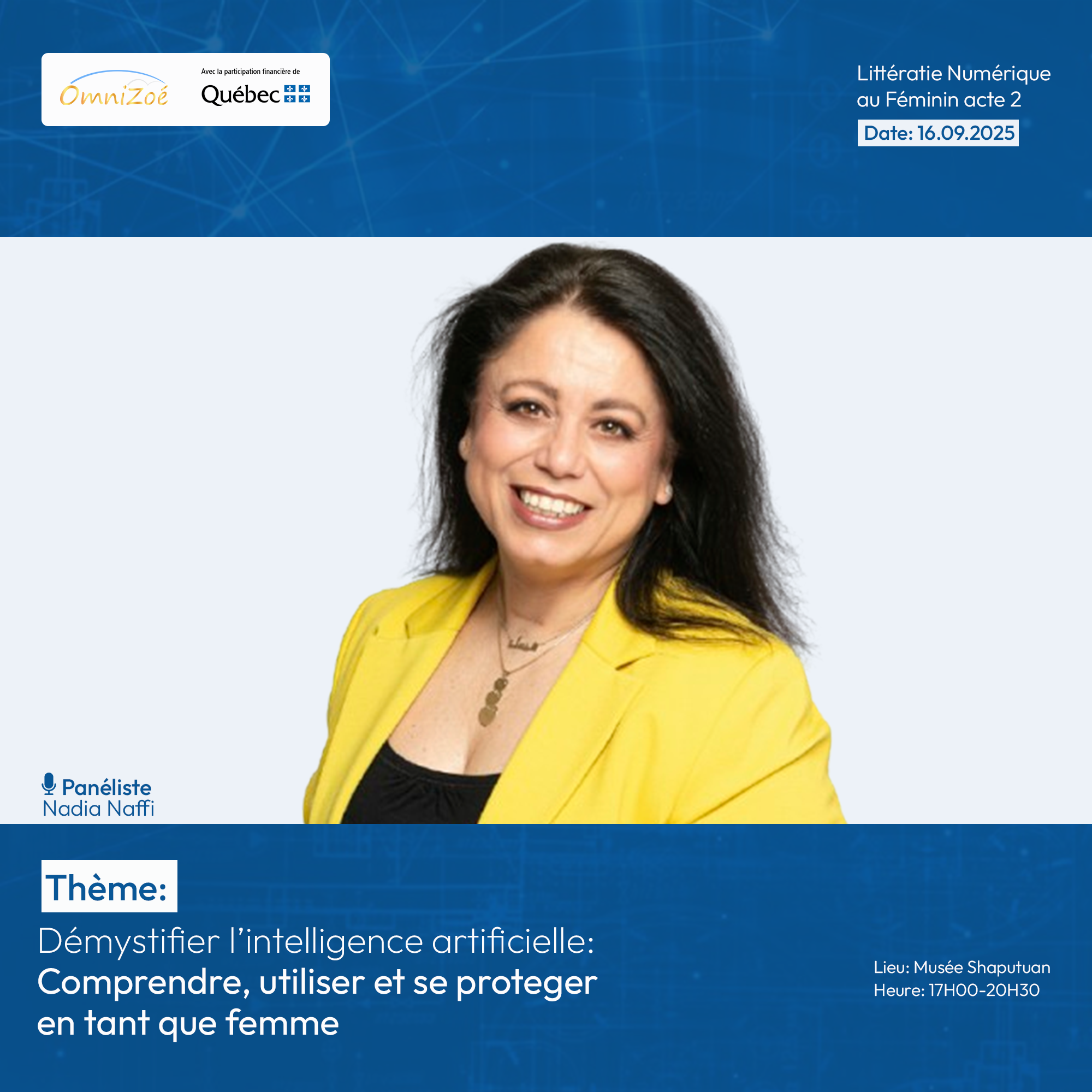 Nadia Naffi : Une experte en technologie éducative et en IA au service d’une éducation responsable