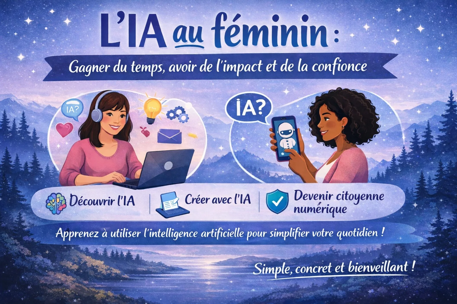 L’IA au féminin : gagner du temps, avoir de l’impact et de la confiance