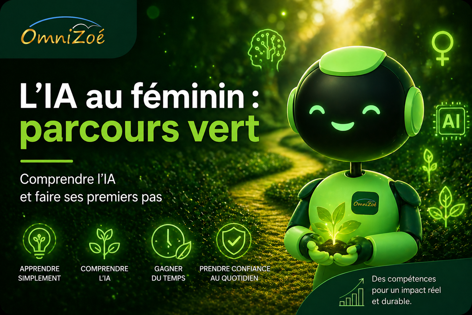 L’IA au féminin : parcours vert